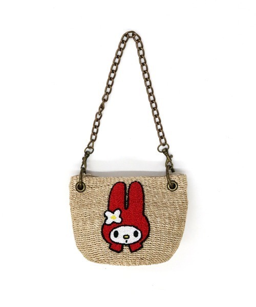 ACCOMMODE(アコモデ)の「【セット商品】SANRIO マイメロディかごバッグ2点セット(かごバッグ・レディース・A・FREE)」の2枚目の写真