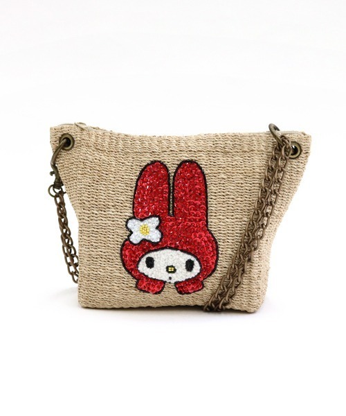 ACCOMMODE(アコモデ)の「【セット商品】SANRIO マイメロディかごバッグ2点セット(かごバッグ・レディース・A・FREE)」の6枚目の写真