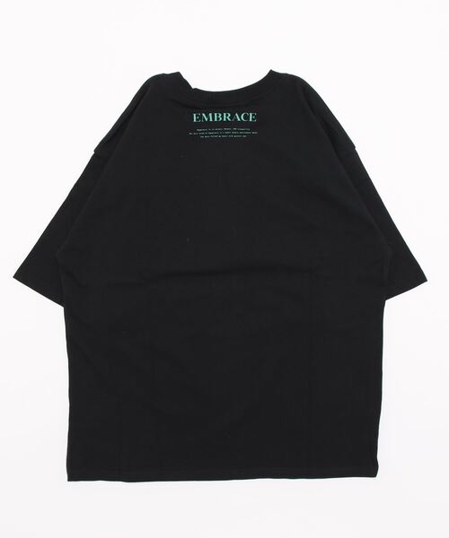 HONEYSUCKLE ROSE（ハニーサックルローズ）の「【HONEYSUCKLE ROSE】フォトプリントＴシャツ（Tシャツ/カットソー・レディース・ホワイト/ブラック/ブラック×パープル・M/L）」の4枚目の写真