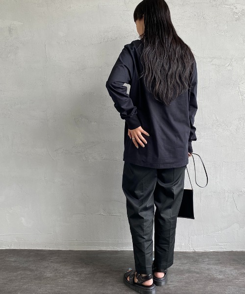 [FRED PERRY/フレッドペリー] ティップライン ワンポイント刺繍Tシャツ
