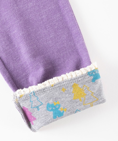 KP（ケーピー）の「デニム風ニットツイルパンツ(100～130cm)（デニムパンツ・キッズ・ブラック/ブルー系その他/パープル・110cm/100cm/120cm/130cm）」の12枚目の写真