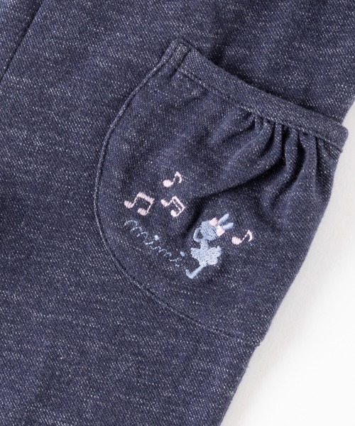 KP（ケーピー）の「デニム風ニットツイルパンツ(100～130cm)（デニムパンツ・キッズ・ブラック/ブルー系その他/パープル・110cm/100cm/120cm/130cm）」の13枚目の写真