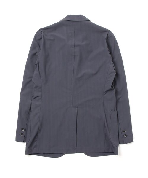 BROOKS BROTHERS ストライプウォッシャブルジャケット ネイビー