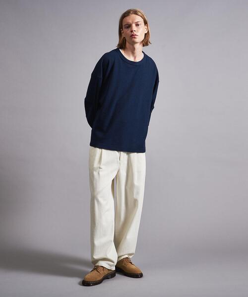 MONKEY TIME（モンキータイム）の「＜monkey time＞ BRSH/DRL 1P WIDE PANTS/パンツ（その他パンツ・メンズ・ライム/ナチュラル・M/L/XL）」の20枚目の写真