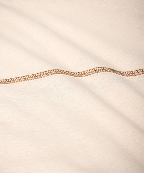 Crisp（クリスプ）の「2wayロングTシャツ（Tシャツ/カットソー・レディース・パープル/アイボリー・FREE）」の22枚目の写真