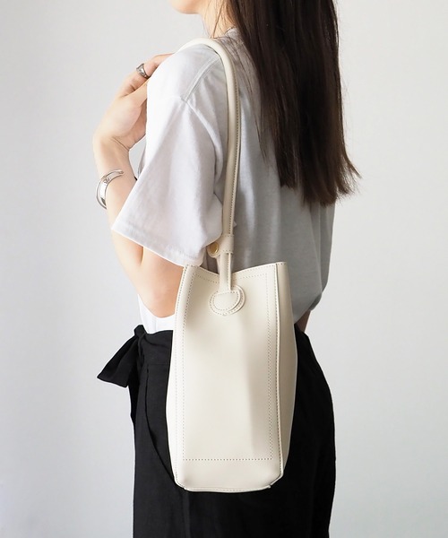 Riberry（リベリー）の「ワンハンドルロングバッグ（ハンドバッグ・レディース・ホワイト/ブラック/グリーン/ピンク・FREE）」の5枚目の写真