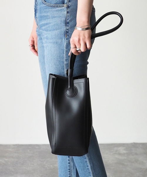 Riberry（リベリー）の「ワンハンドルロングバッグ（ハンドバッグ・レディース・ホワイト/ブラック/グリーン/ピンク・FREE）」の8枚目の写真