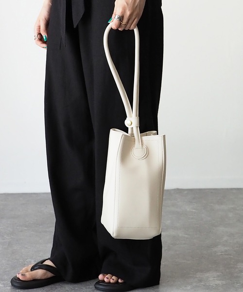 Riberry（リベリー）の「ワンハンドルロングバッグ（ハンドバッグ・レディース・ホワイト/ブラック/グリーン/ピンク・FREE）」の17枚目の写真