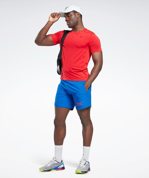 Reebok(リーボック)の「ストレングス グラフィック 2.0 ショーツ / Strength Graphic 2.0 Shorts(その他パンツ・メンズ・ブラック/ブルー・SMALL/MEDIUM/LARGE/X-LARGE/XX-LARGE/X-SMALL/XXX-LARGE)」の9枚目の写真