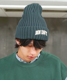 【BEN DAVIS/ベンデイビス】【型崩れしにくいタフ設計】ニット帽 伸び止め糸使用 コットン100% チクチクしない オールシーズン着用可