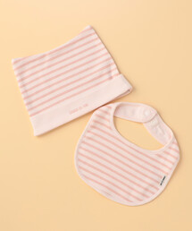 ニットキャップ・スタイ入り ギフトセット(キャップサイズ42-44cm)