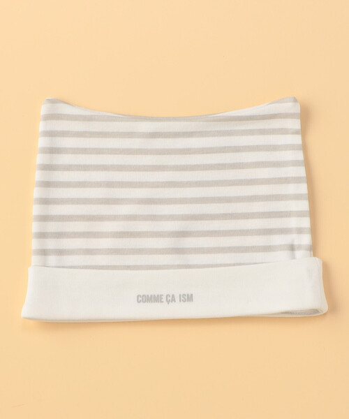 COMME CA ISM（コムサイズム）の「ニットキャップ・スタイ入り　ギフトセット(キャップサイズ42-44cm)（ベビーギフト・キッズ・ホワイト/ベージュ/サックスブルー/ピンク・42-44cm）」の18枚目の写真