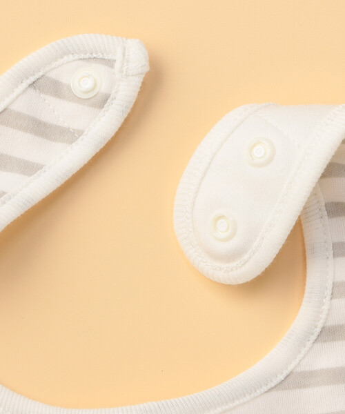 COMME CA ISM（コムサイズム）の「ニットキャップ・スタイ入り　ギフトセット(キャップサイズ42-44cm)（ベビーギフト・キッズ・ホワイト/ベージュ/サックスブルー/ピンク・42-44cm）」の14枚目の写真