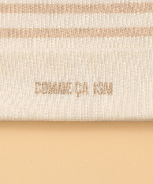 COMME CA ISM（コムサイズム）の「ニットキャップ・スタイ入り　ギフトセット(キャップサイズ42-44cm)（ベビーギフト・キッズ・ホワイト/ベージュ/サックスブルー/ピンク・42-44cm）」の10枚目の写真