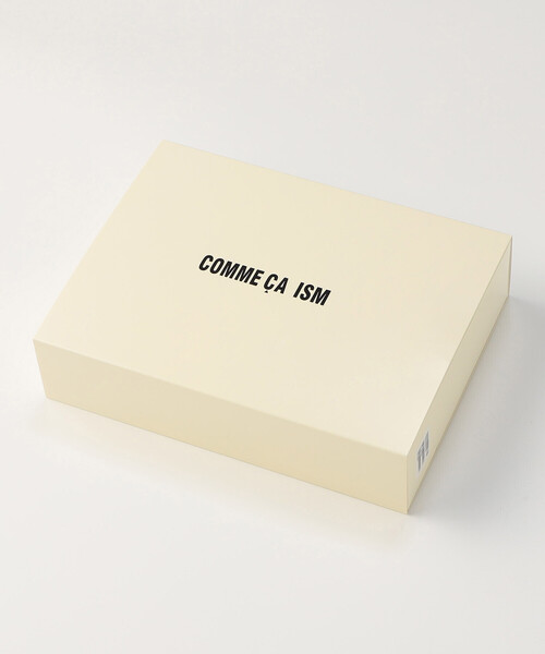 COMME CA ISM（コムサイズム）の「ニットキャップ・スタイ入り　ギフトセット(キャップサイズ42-44cm)（ベビーギフト・キッズ・ホワイト/ベージュ/サックスブルー/ピンク・42-44cm）」の5枚目の写真