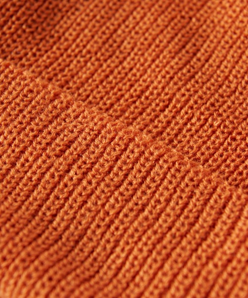 RIVE DROITE（リヴドロワ）の「秋冬スタイルの定番/ニットワッチ（ニットキャップ/ビーニー・レディース・ネイビー/オレンジ・FREE）」の14枚目の写真