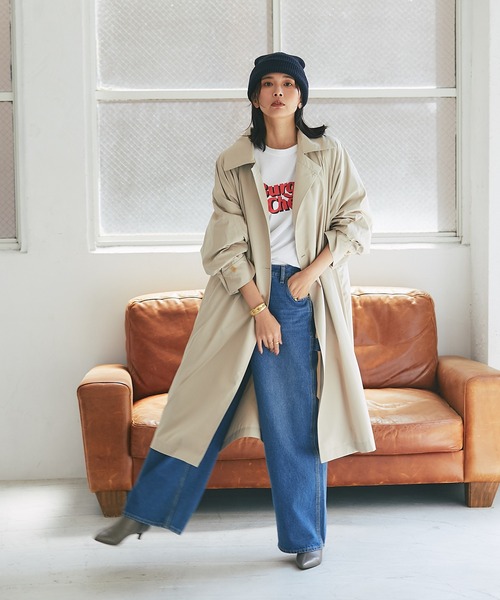 RIVE DROITE（リヴドロワ）の「秋冬スタイルの定番/ニットワッチ（ニットキャップ/ビーニー・レディース・ネイビー/オレンジ・FREE）」の22枚目の写真