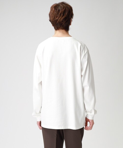 tk.TAKEO KIKUCHI（ティーケータケオキクチ）の「◆サンセットフォトロンTee（Tシャツ/カットソー・メンズ・ブラック/オフホワイト/チャコールグレー・02/04/03）」の7枚目の写真