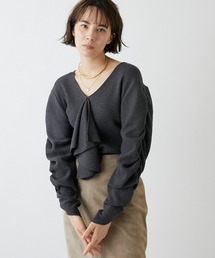 Whim Gazette | 【WEB限定】袖ギャザーフリルプルオーバー(Tシャツ/カットソー)