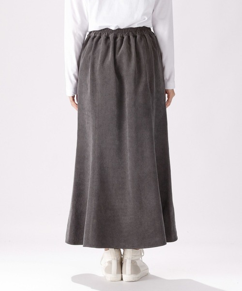 niko and...（ニコアンド）の「コーデュロイマーメイドスカート（スカート・レディース・チャコール/オレンジ系その他2/ブラウン・MEDIUM/LARGE）」の9枚目の写真