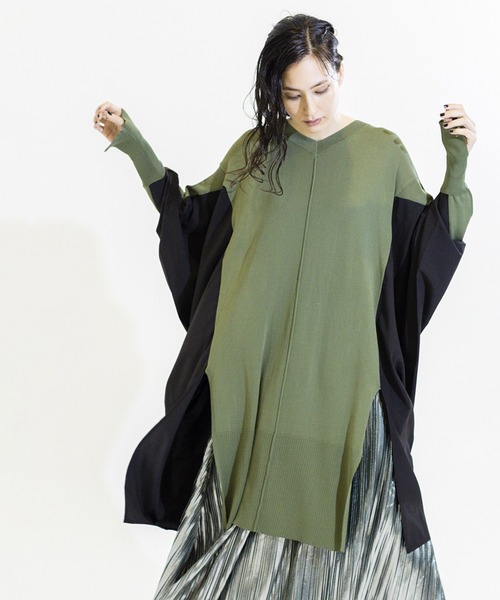 未使用品★OSMOSIS★切替フレアープルオーバー 2021 NEW YEAR SPECIAL ITEM