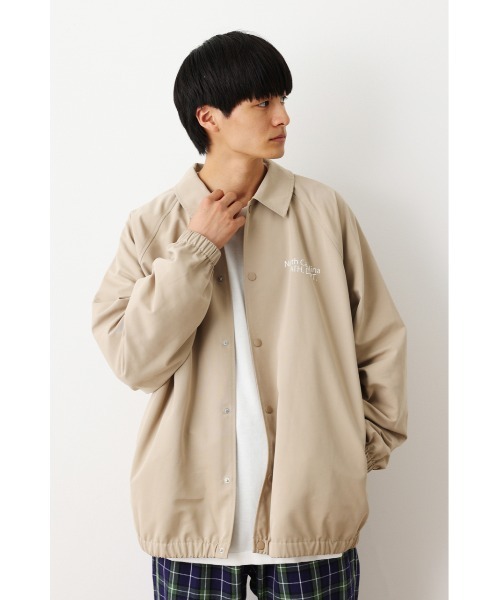 RODEO CROWNS WIDE BOWL（ロデオクラウンズワイドボウル）の「BIG コーチジャケット（ナイロンジャケット・メンズ・グリーン/ブラック/ベージュ・LARGE/MEDIUM）」の15枚目の写真