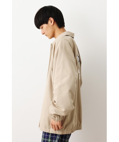 RODEO CROWNS WIDE BOWL（ロデオクラウンズワイドボウル）の「BIG コーチジャケット（ナイロンジャケット・メンズ・グリーン/ブラック/ベージュ・LARGE/MEDIUM）」の20枚目の写真