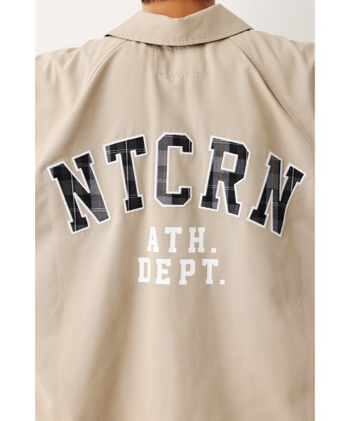 RODEO CROWNS WIDE BOWL（ロデオクラウンズワイドボウル）の「BIG コーチジャケット（ナイロンジャケット・メンズ・グリーン/ブラック/ベージュ・LARGE/MEDIUM）」の6枚目の写真