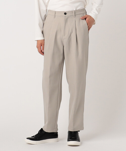 COMME CA ISM（コムサイズム）の「ＬＡＮＡＴＥＣ（Ｒ） ワンタックパンツ（スラックス・メンズ・ブラック/ネイビー/グレー・SMALL/MEDIUM/LARGE）」の14枚目の写真