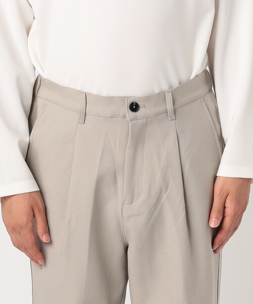 COMME CA ISM（コムサイズム）の「ＬＡＮＡＴＥＣ（Ｒ） ワンタックパンツ（スラックス・メンズ・ブラック/ネイビー/グレー・SMALL/MEDIUM/LARGE）」の10枚目の写真