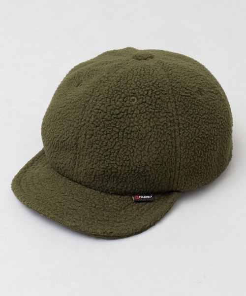 Basiquenti(ベーシックエンティ)の「POLARTEC フリース ショートバイザー(キャップ・メンズ・ブラック/ベージュ/ブラウン/オフホワイト/カーキ・FREE)」の14枚目の写真