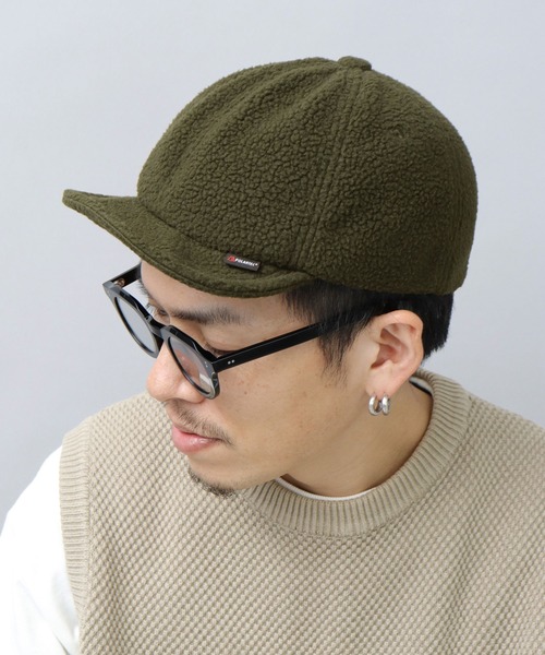 Basiquenti(ベーシックエンティ)の「POLARTEC フリース ショートバイザー(キャップ・メンズ・ブラック/ベージュ/ブラウン/オフホワイト/カーキ・FREE)」の17枚目の写真