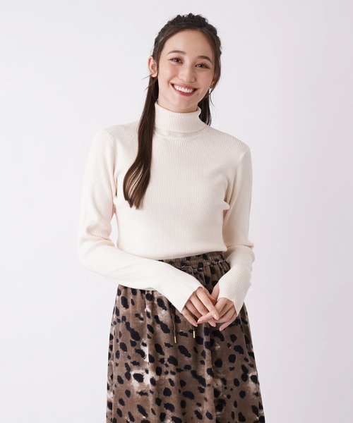 00T663☆ TORRAZZO DONNA ウール ニット セーター 秋冬 Torrazzo Donna（トラッゾドンナ）の「【TORRAZZO DONNA