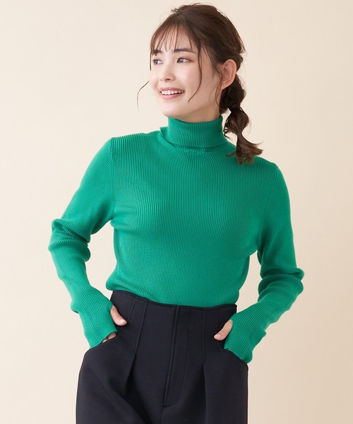 00T663☆ TORRAZZO DONNA ウール ニット セーター 秋冬 Torrazzo Donna（トラッゾドンナ）の「【TORRAZZO DONNA