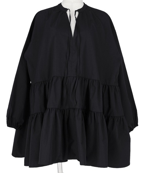 coca（coca）（コカ）の「ハリフワティアードチュニック（チュニック・レディース・ホワイト/ブラック・M/L）」の14枚目の写真