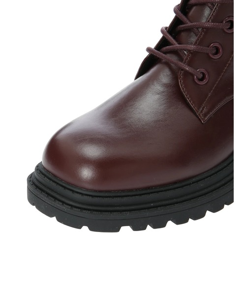 ORiental TRaffic（オリエンタルトラフィック）の「ORiental Traffic レースアップブーツ（ブーツ・レディース・ボルドー/ブラック/アイボリー・S/LL/M/L）」の10枚目の写真