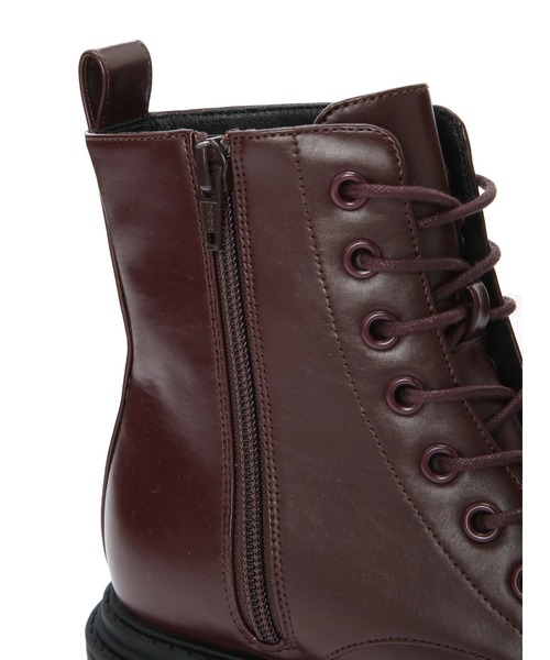 ORiental TRaffic（オリエンタルトラフィック）の「ORiental Traffic レースアップブーツ（ブーツ・レディース・ボルドー/ブラック/アイボリー・S/LL/M/L）」の12枚目の写真