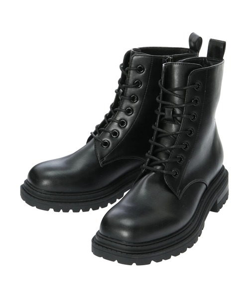 ORiental TRaffic（オリエンタルトラフィック）の「ORiental Traffic レースアップブーツ（ブーツ・レディース・ボルドー/ブラック/アイボリー・S/LL/M/L）」の15枚目の写真