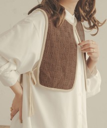Ambre Neige | 透かし編みニットベスト/【WEB/EC限定商品】(ベスト)