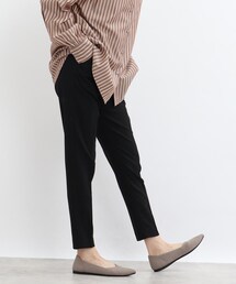 SHOO・LA・RUE | 【きれい叶えるパンツ】裏起毛タックテーパードパンツ(その他パンツ)