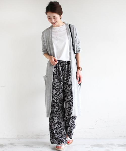 BEAUTY&YOUTH UNITED ARROWS（ビューティーアンドユースユナイテッドアローズ）の「BYSF ∵コットンアセテート16Gショールロングカーディガン◆（カーディガン/ボレロ・レディース・ブラック/グレー/ベージュ・FREE）」の15枚目の写真