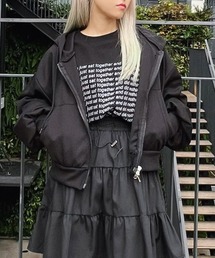 Figments | クロップドZIPパーカー(パーカー)