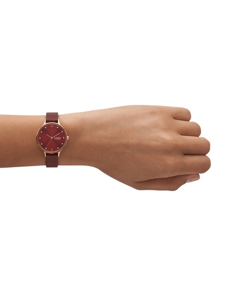 SKAGEN(スカーゲン)の「ANITA LILLE SKW3064(アナログ腕時計・レディース・レッド・FREE)」の3枚目の写真