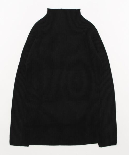 SMILE ORCHID(スマイルオーキッド)の「プチハイネックリブニット(ニット/セーター・レディース・ブラック/アイボリー/パープル/オフホワイト/グレー・L/M)」の3枚目の写真