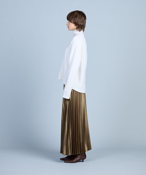 N.O.R.C（ノーク）の「アコーディオンプリーツスカート（スカート・レディース・アイボリー/カーキ/ラベンダー・S/M）」の4枚目の写真