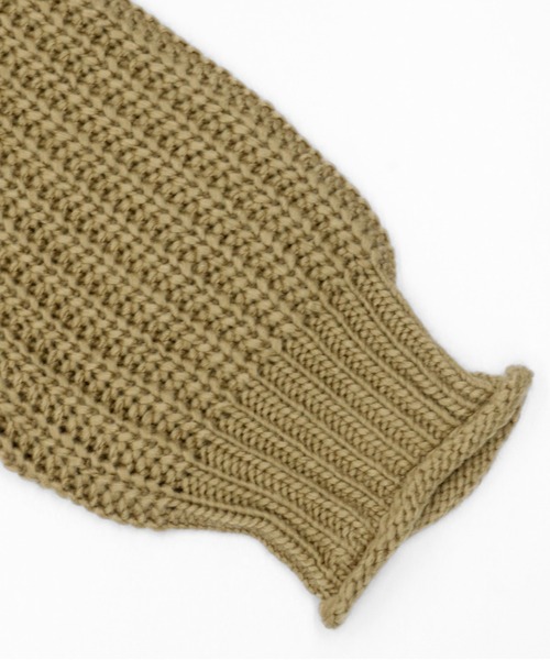 Pitta Re:)（ピッタリ）の「ロービング ニットプルオーバー（ニット/セーター・レディース・ダークグリーン/ダークブラウン/モカ・M/L）」の8枚目の写真