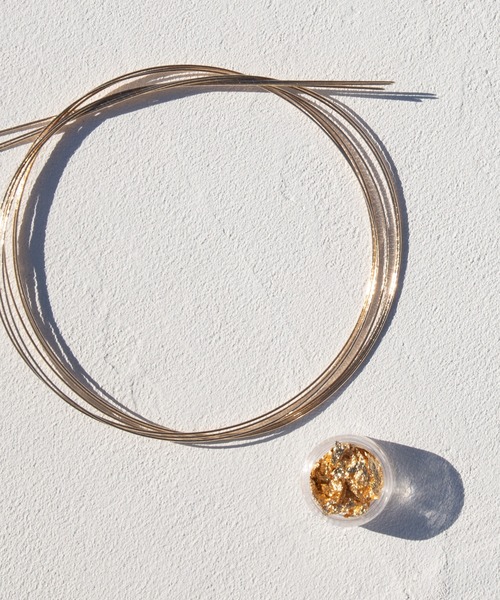 ゆかた館グレース（ユカタカングレース）の「髪飾り-金箔と水引きセット（和装小物・レディース・ゴールド/シルバー・FREE）」の3枚目の写真