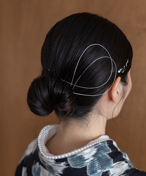 セール】髪飾り-金箔と水引きセット（和装小物）｜ゆかた館グレース