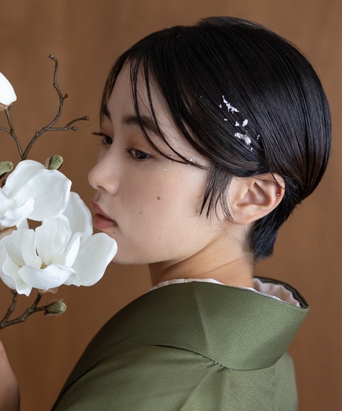 髪飾り-金箔と水引きセット（和装小物）｜ゆかた館グレース（ユカタ