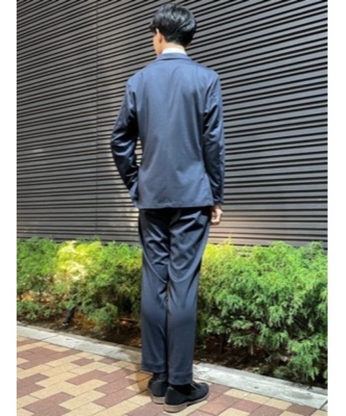 Perfect Suit FActory（パーフェクトスーツファクトリー）の「【上下ウォッシャブル】プチプラセットアップ　パンツ　千鳥　ネイビー（スラックス・メンズ・ネイビー・M/L/LL/S）」の7枚目の写真
